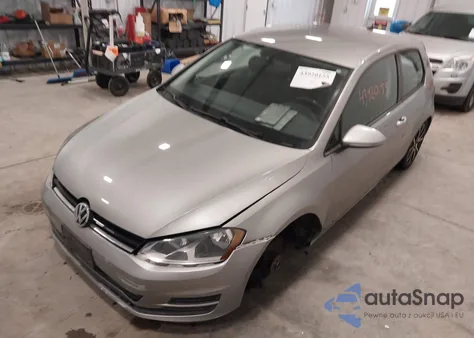 2015 Volkswagen Golf Tsi S 2-Door z USA, uszkodzony, nr VIN 3VW817AU8FM068902